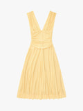 Maribel Dress - Yellow Dot