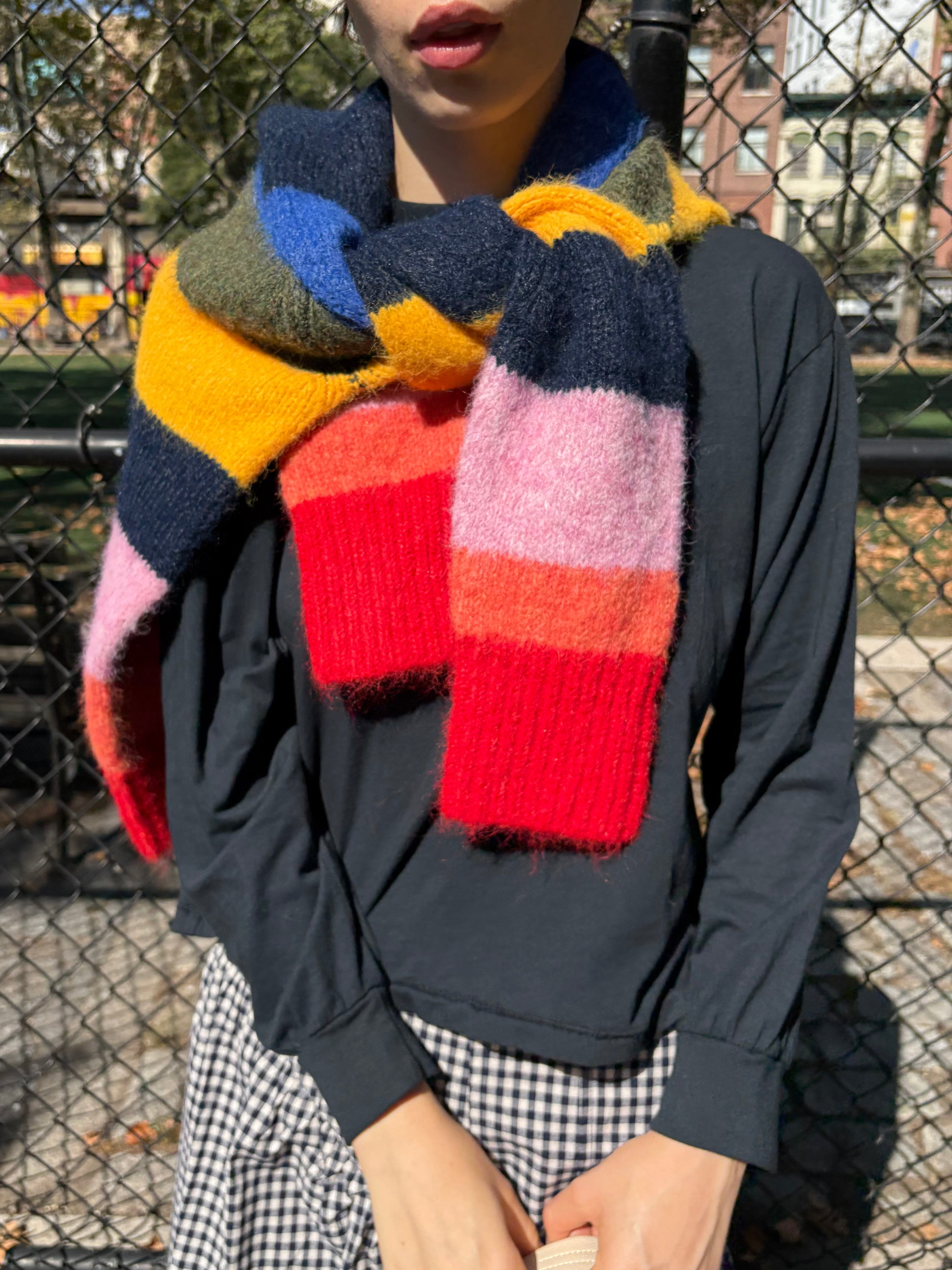 Louise Mockneck Sweater - Rainbow