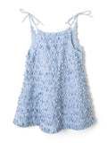 Leili Ruffle Mini Dress - Mini Business Stripe