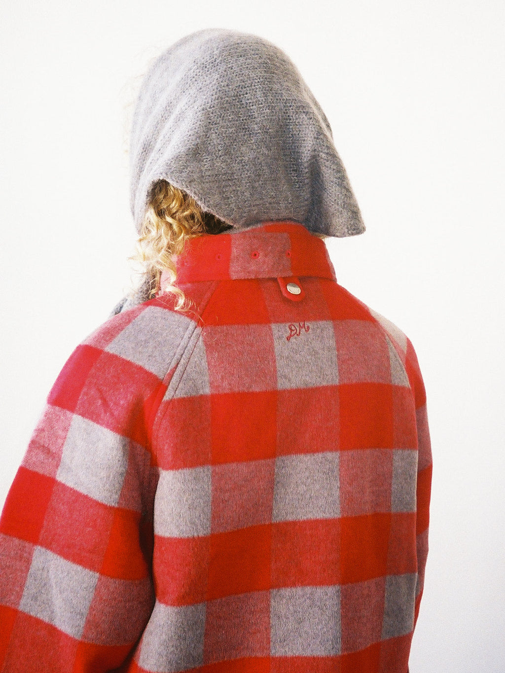 Polly Wool Bomber - Red