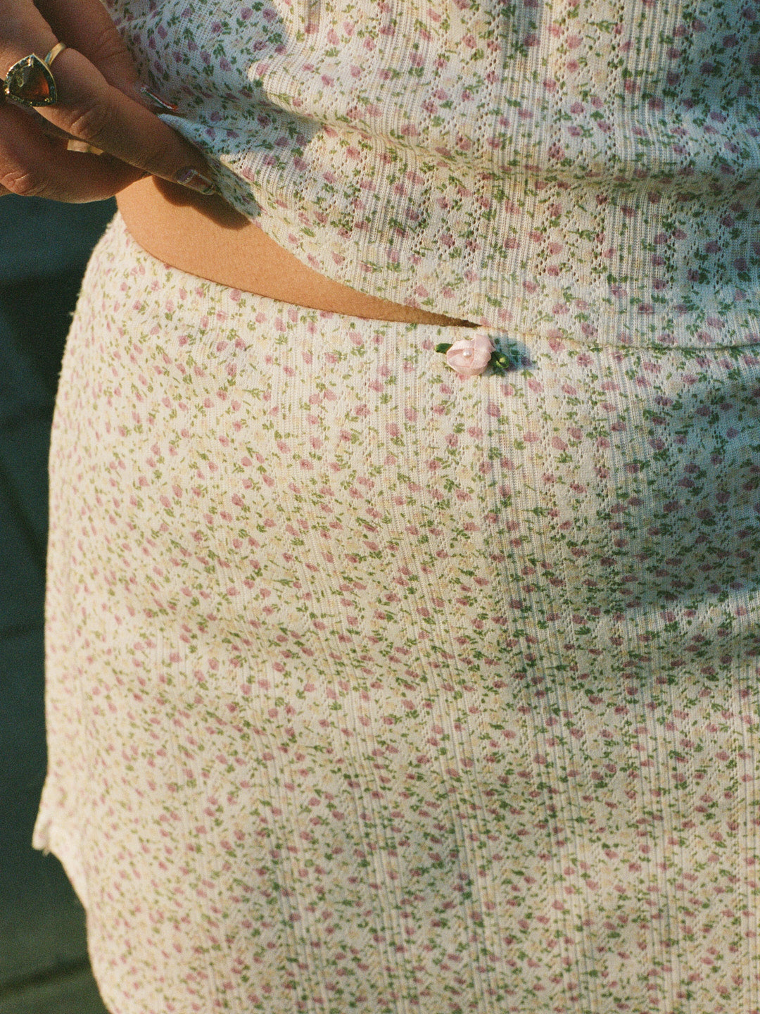 Shoreditch Skort - Ivory Buds