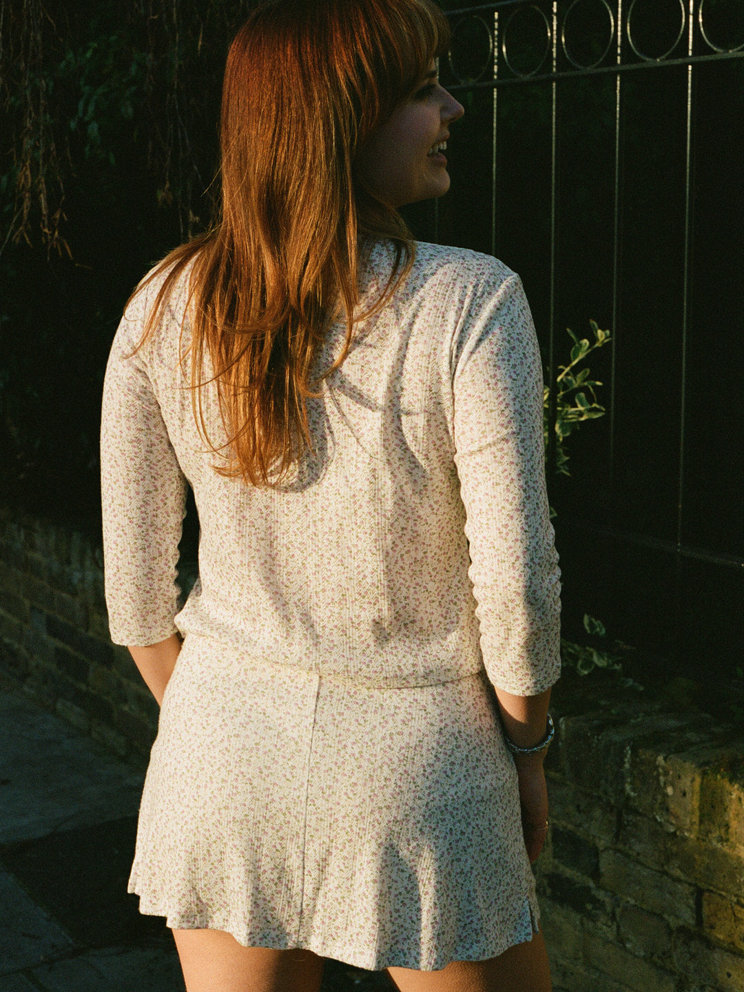 Shoreditch Skort - Ivory Buds