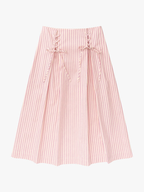 Islington Midi Skirt - Gelato Stripe