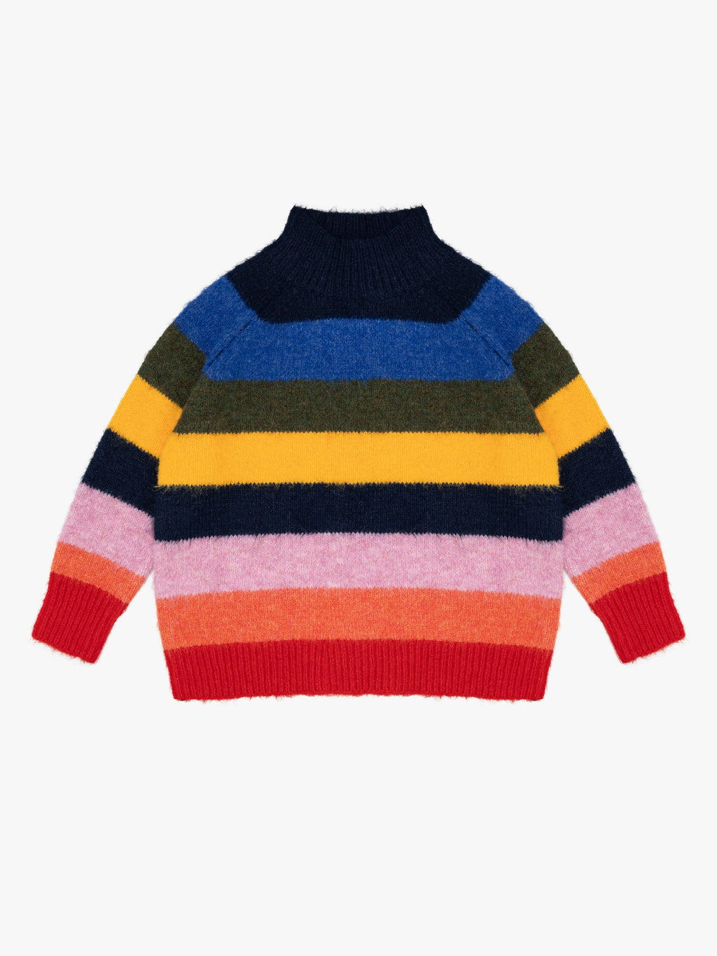 Louise Mockneck Sweater - Rainbow