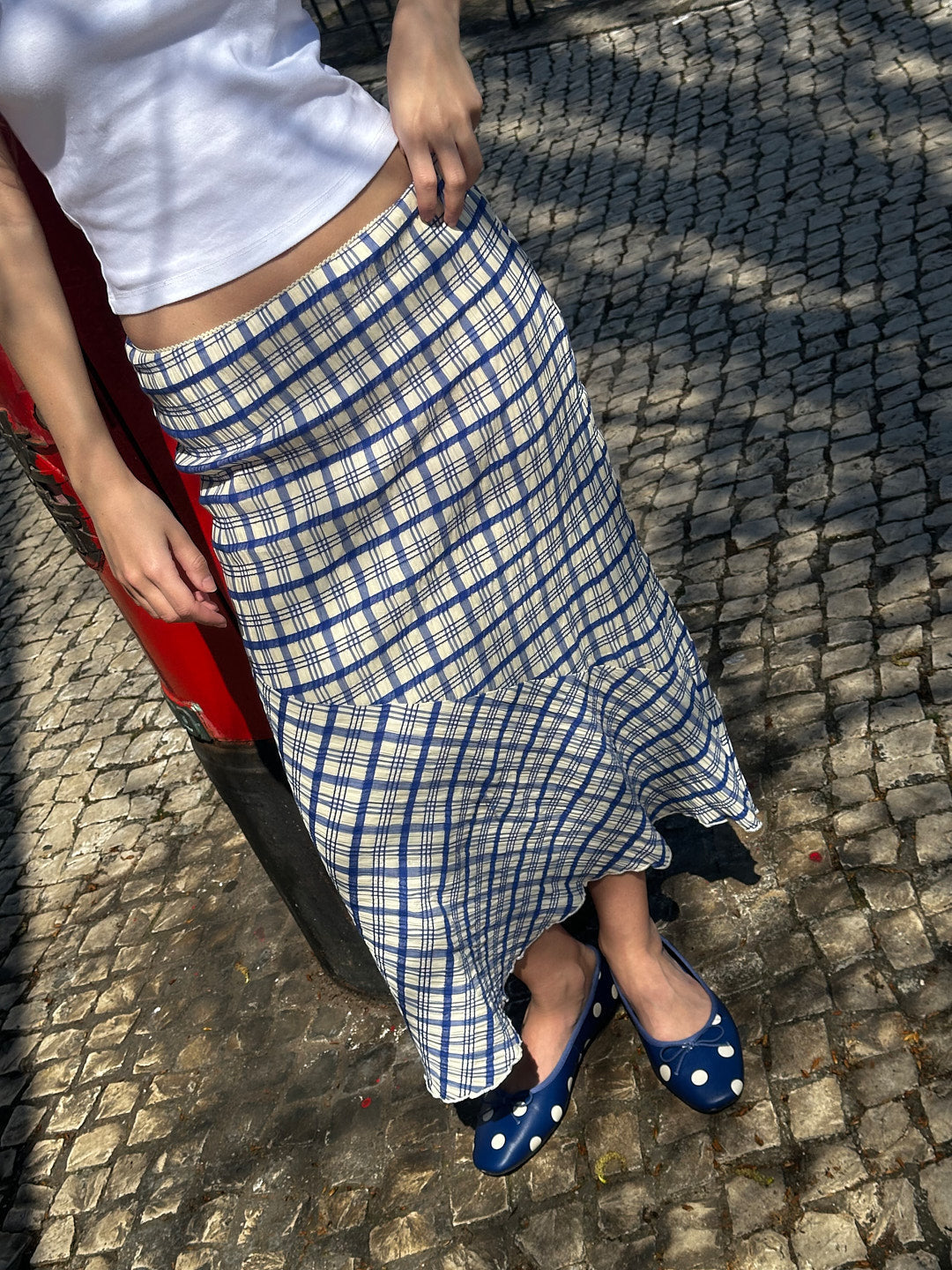 Molly Skirt - Cornflower