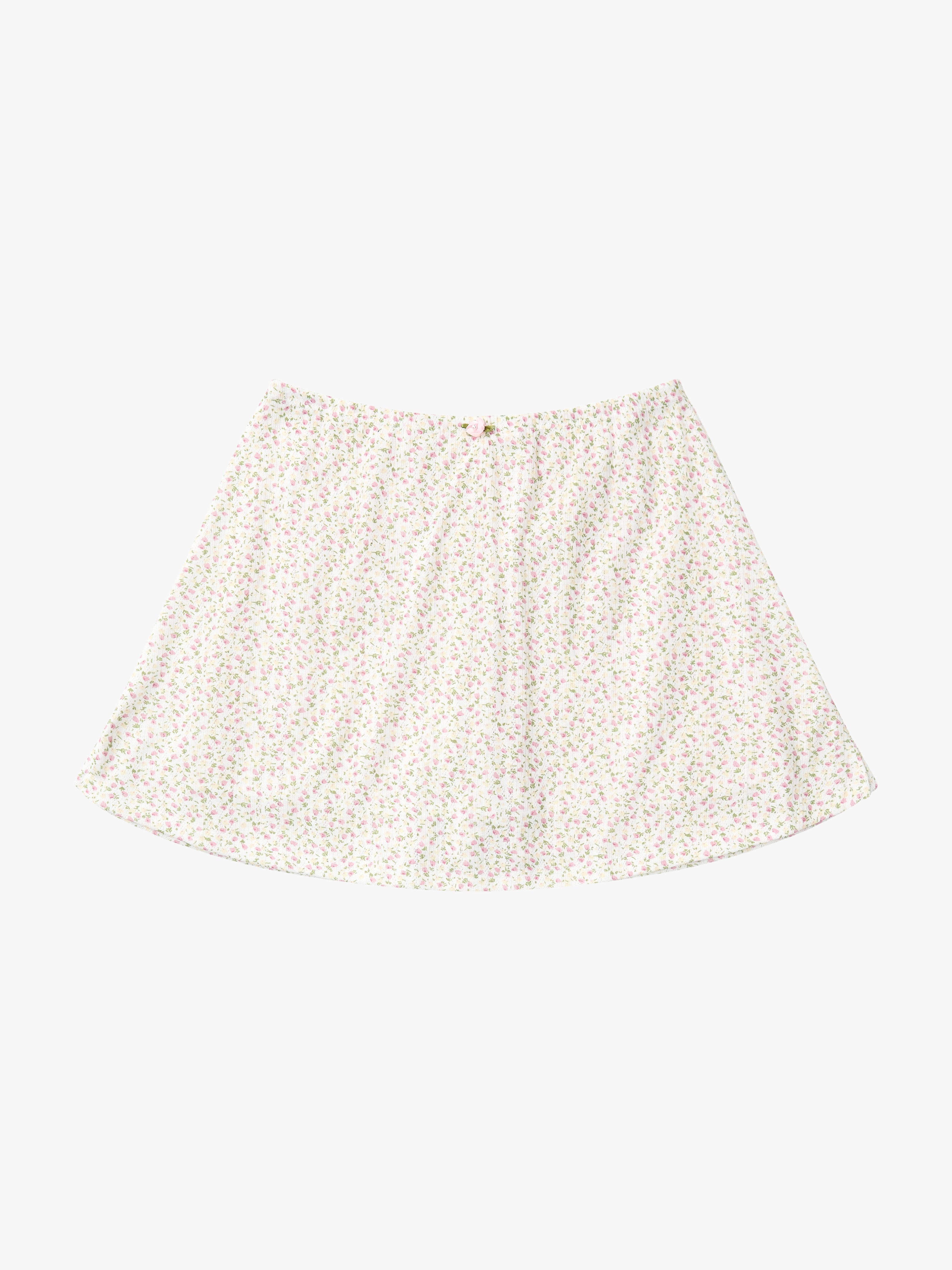 Shoreditch Skort - Ivory Buds